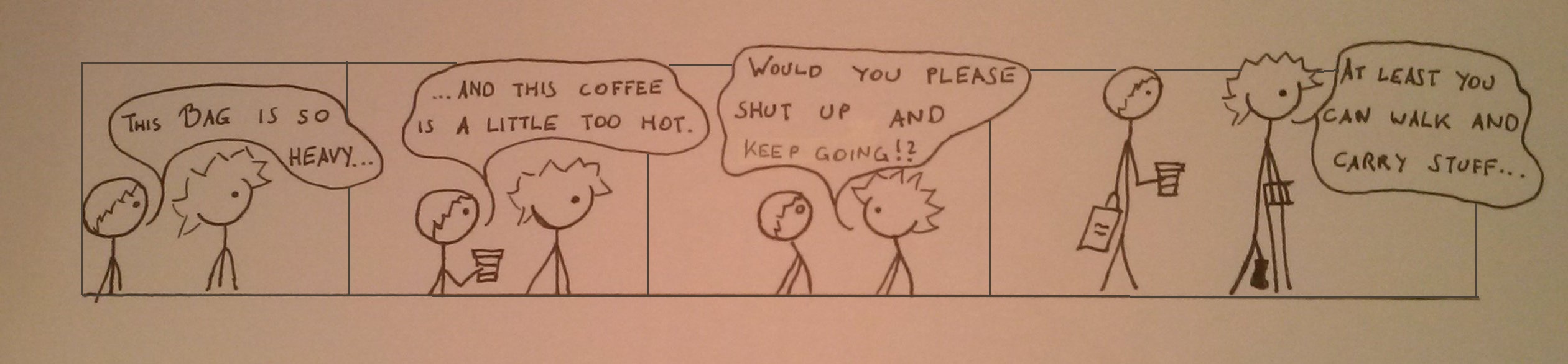 ...everything is so much easier without crutches