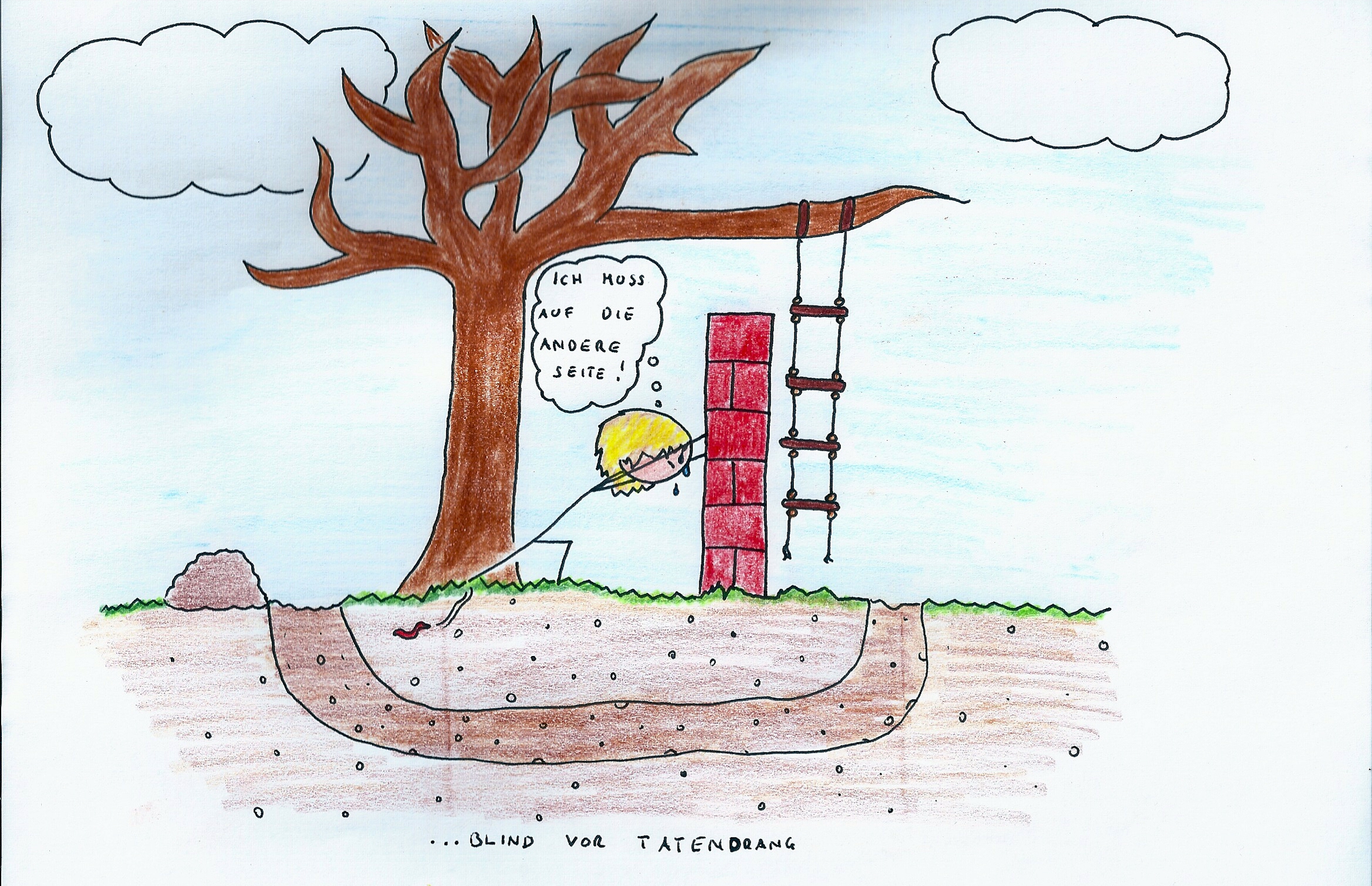 Der Regenwurm ist da etwas klüger unterwegs...