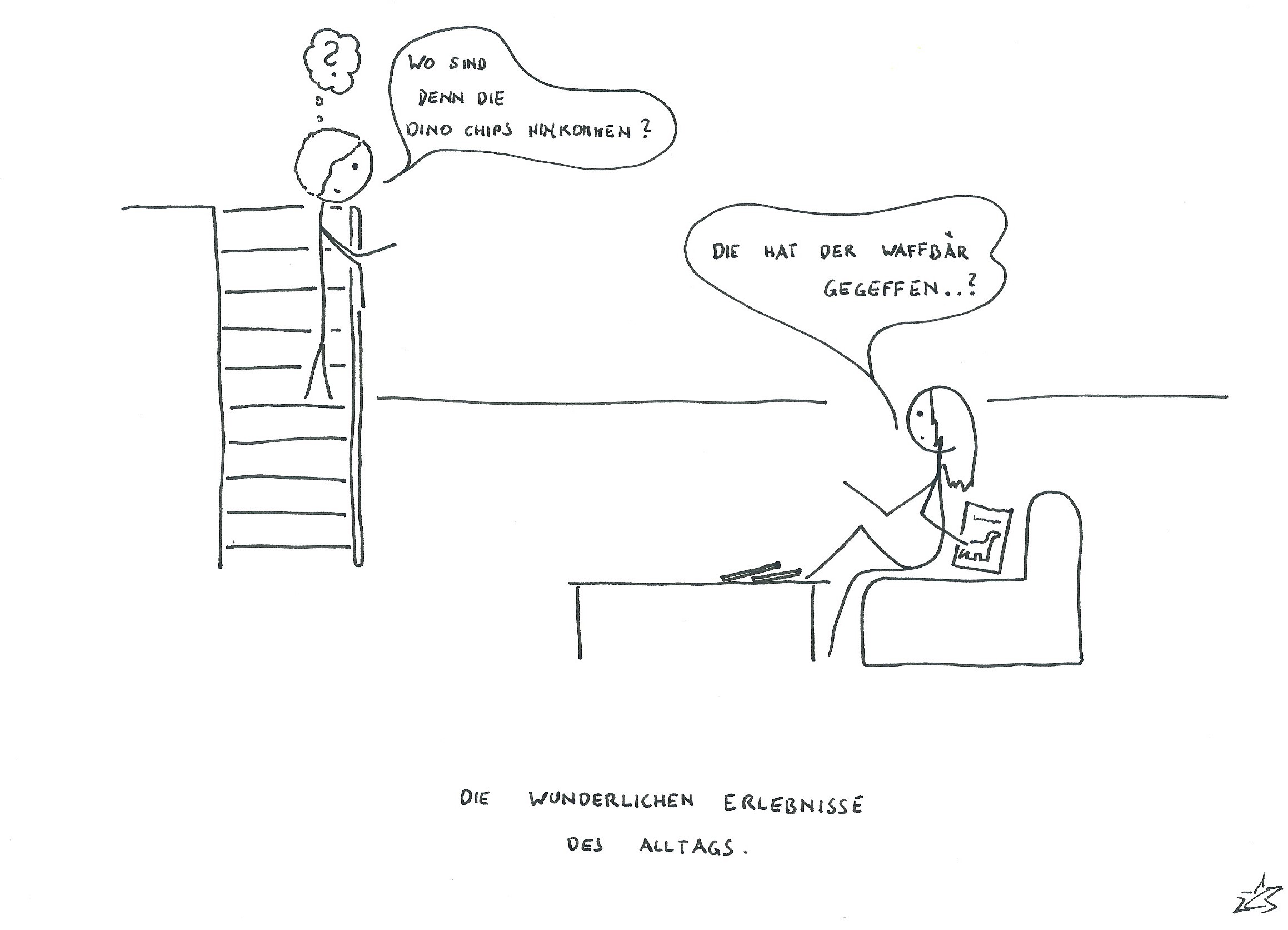 Das am Tisch sind übrigens Stäbchen...zum Dinos essen...