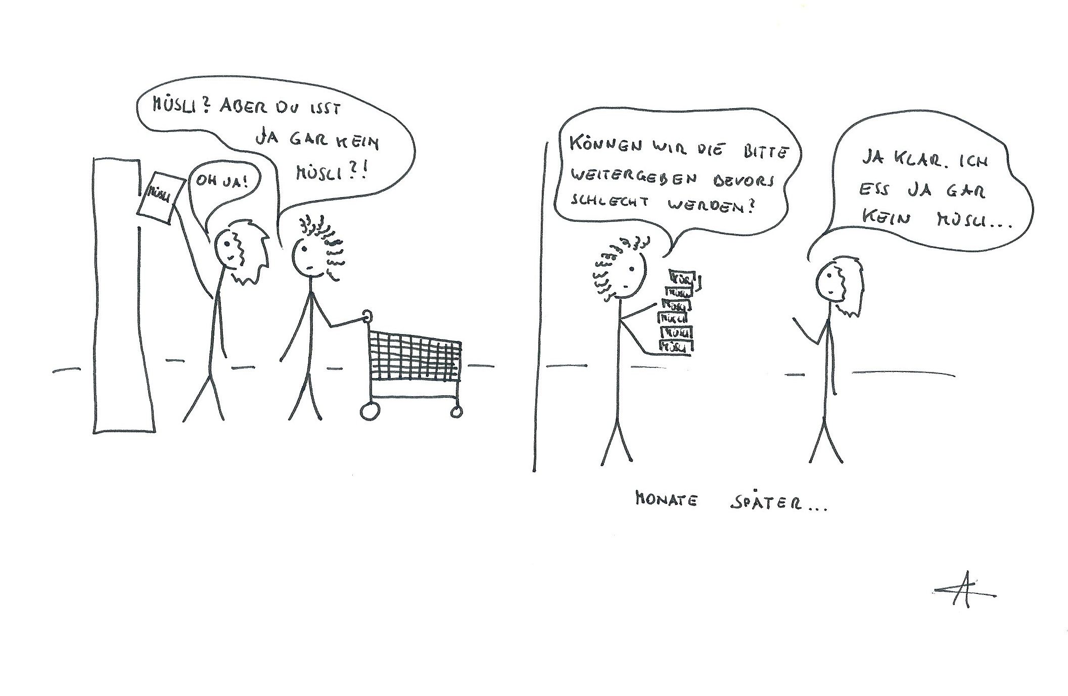 Müsli ist wirklich eine meiner Archillesfersen. Dabei weiß ich eh, dass ich es niiiiiiieeee aufess. 