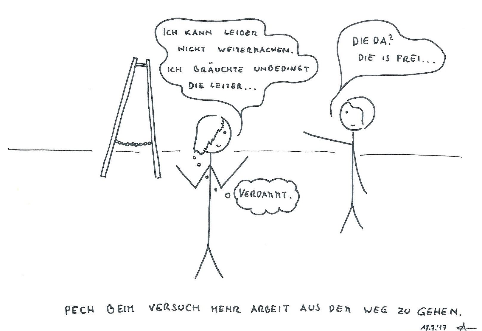 Oder: Wenn ein Plan nach hinten losgeht.