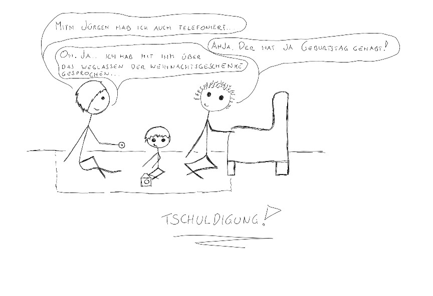 Und ich hab dir vorgeworfen dass du mir nur ne SMS geschrieben hast...