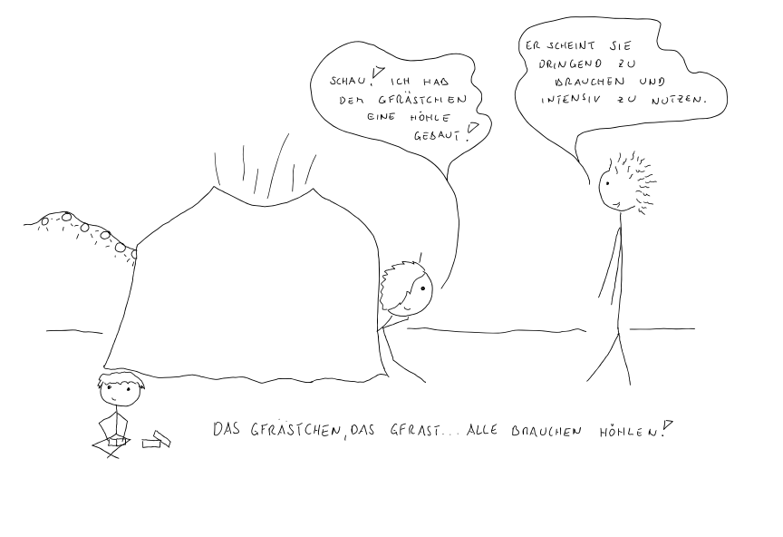 Irgendwann wird das Kind sie auch wollen. Und bis dahin übe ich.