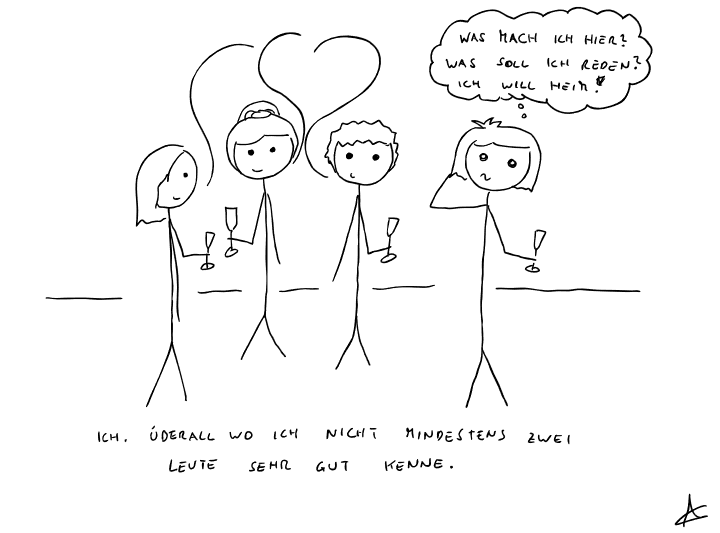 Zu dem Zwecke sollte ich mir einfach immer TaschenfreundInnen einpacken...vielleicht kann das wer erfinden.