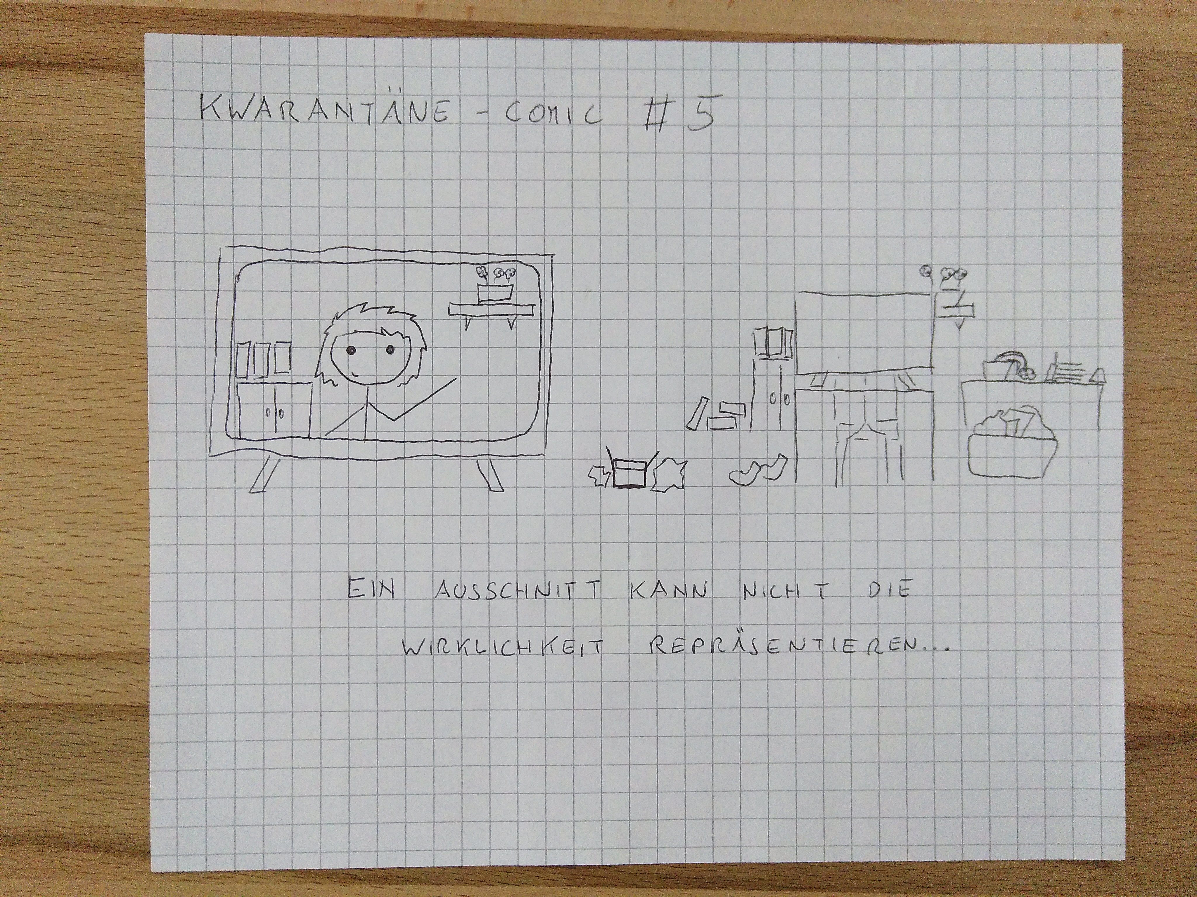 ...größer als der Bildschirmausschnitt bei einer Videokonferenz.