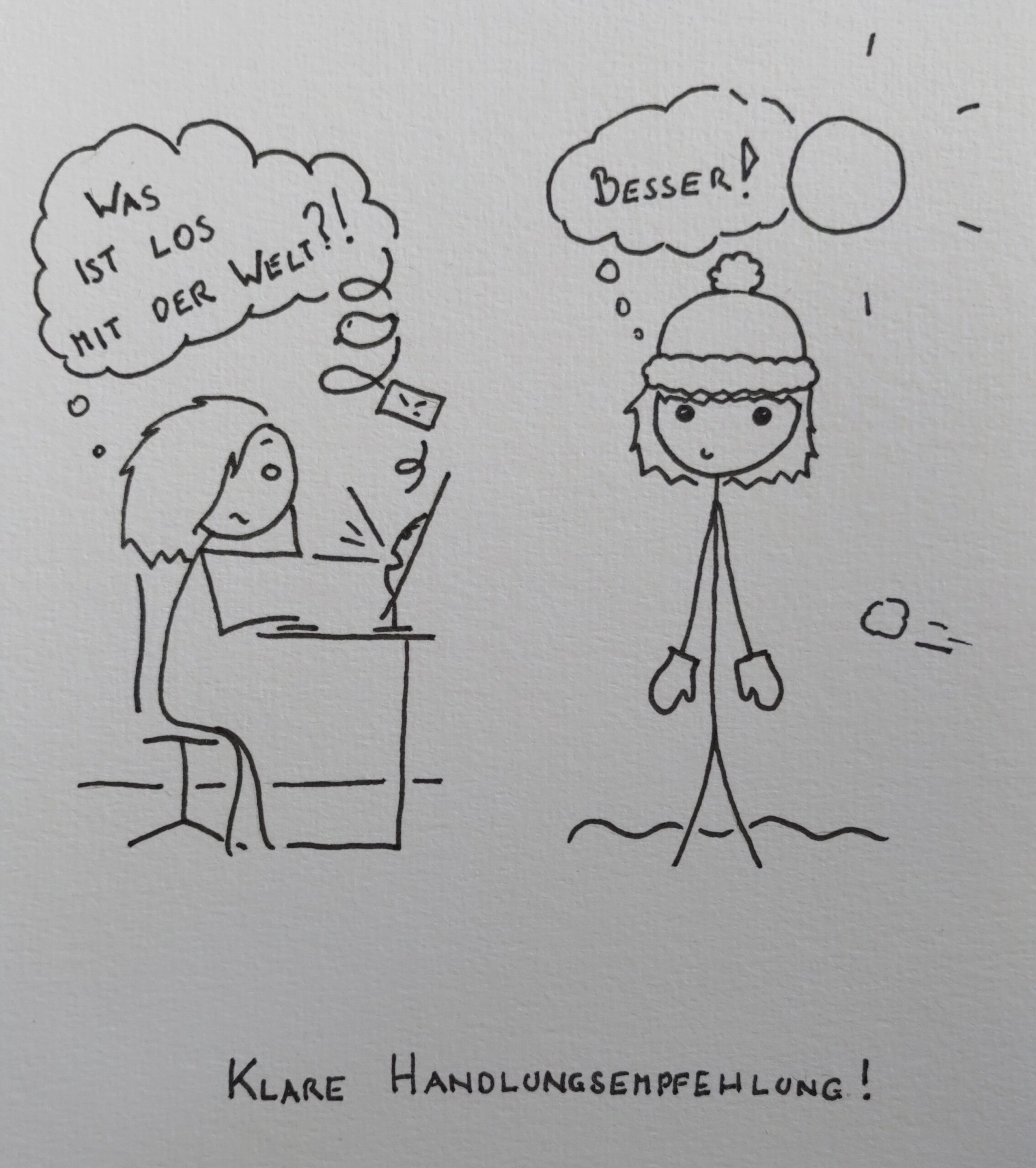 Und das sag ich! Diese Pandemie dauert einfach schon zu lang.